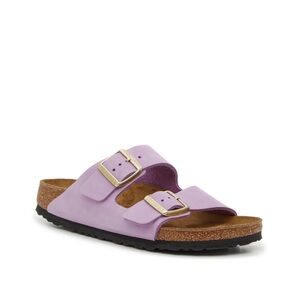 Birkenstock Purple Sandals with Adjustable Straps and Cork Footbed